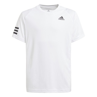adidas Tennis-Tshirt Club 3-Streifen weiss Jungen